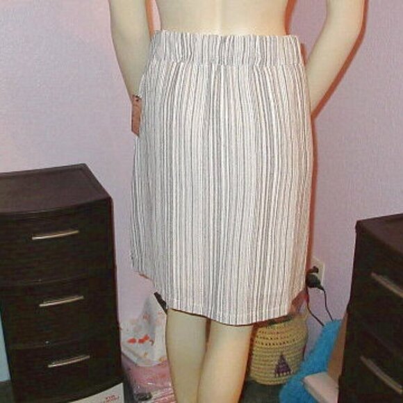 Old Ranch Primrose Skirt Size M Pull On Elastic Waist Pockets Lined Cotton Blend - Picture 10 of 12